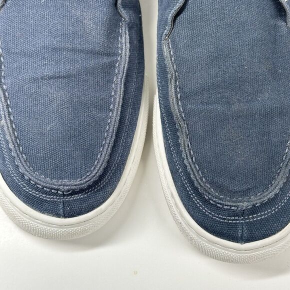 Peter Millar Shoes Men’s Size 13 M Blue Breeze Canvas Slip On Casual Footwear - Picture 5 of 15
